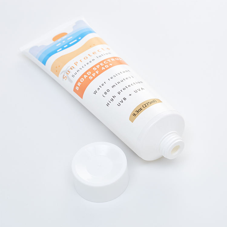 Sunscreen packaging cosmetic tube Sunscreen packaging cosmetic tube