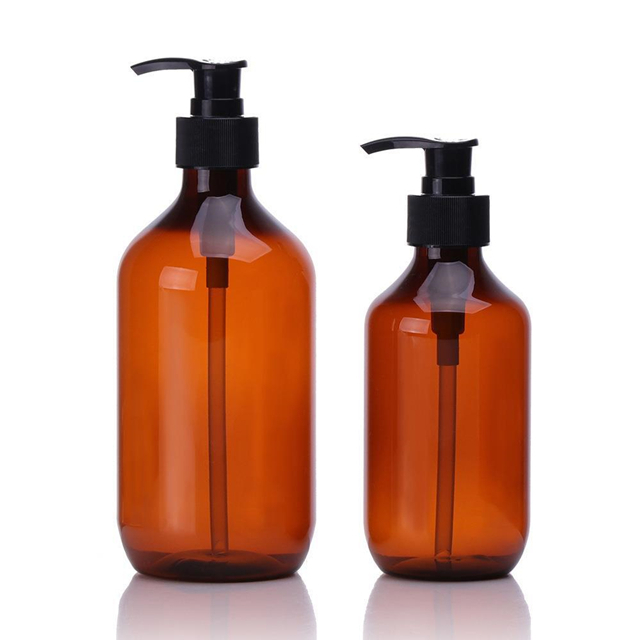 200ml 300ml 500ml PET Shampoo Lotion Plastic Bottle with Pump