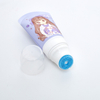 Silicon Brush Top Face Wash Body Lotion PE Plastic Tube