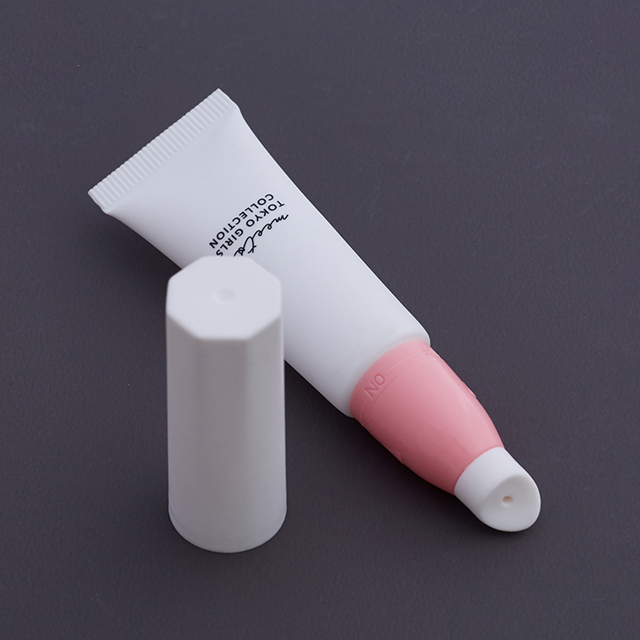 Empty Eye Cream Plastic Soft Tube with Silicon Applicator