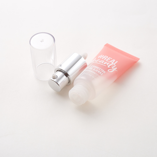 Airless Cosmetic Tube Suncream Primer Plastic Soft Tube with Pump