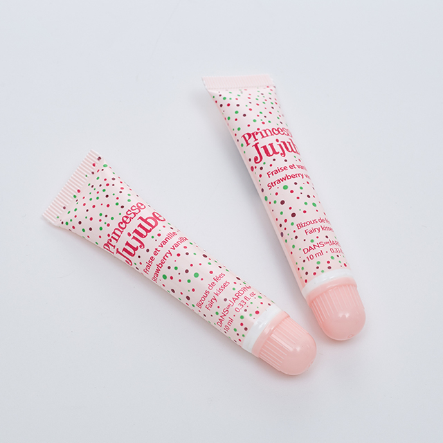 Custom Lip Oil Collapsable PE Lip Gloss Soft Tube 