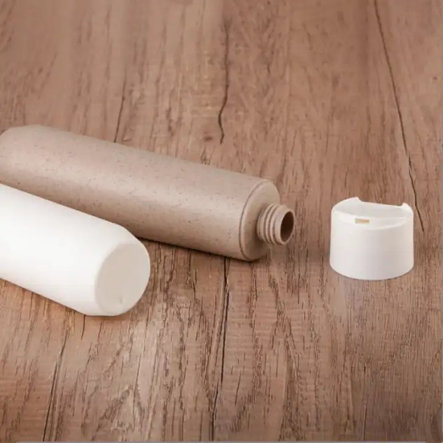 Trend Product Disc Cap Press Top Hand Wash Bottles for Shower Gel Cosmetic 200ml 250ml 300ml Lotion Body Wash Shampoo Bottles