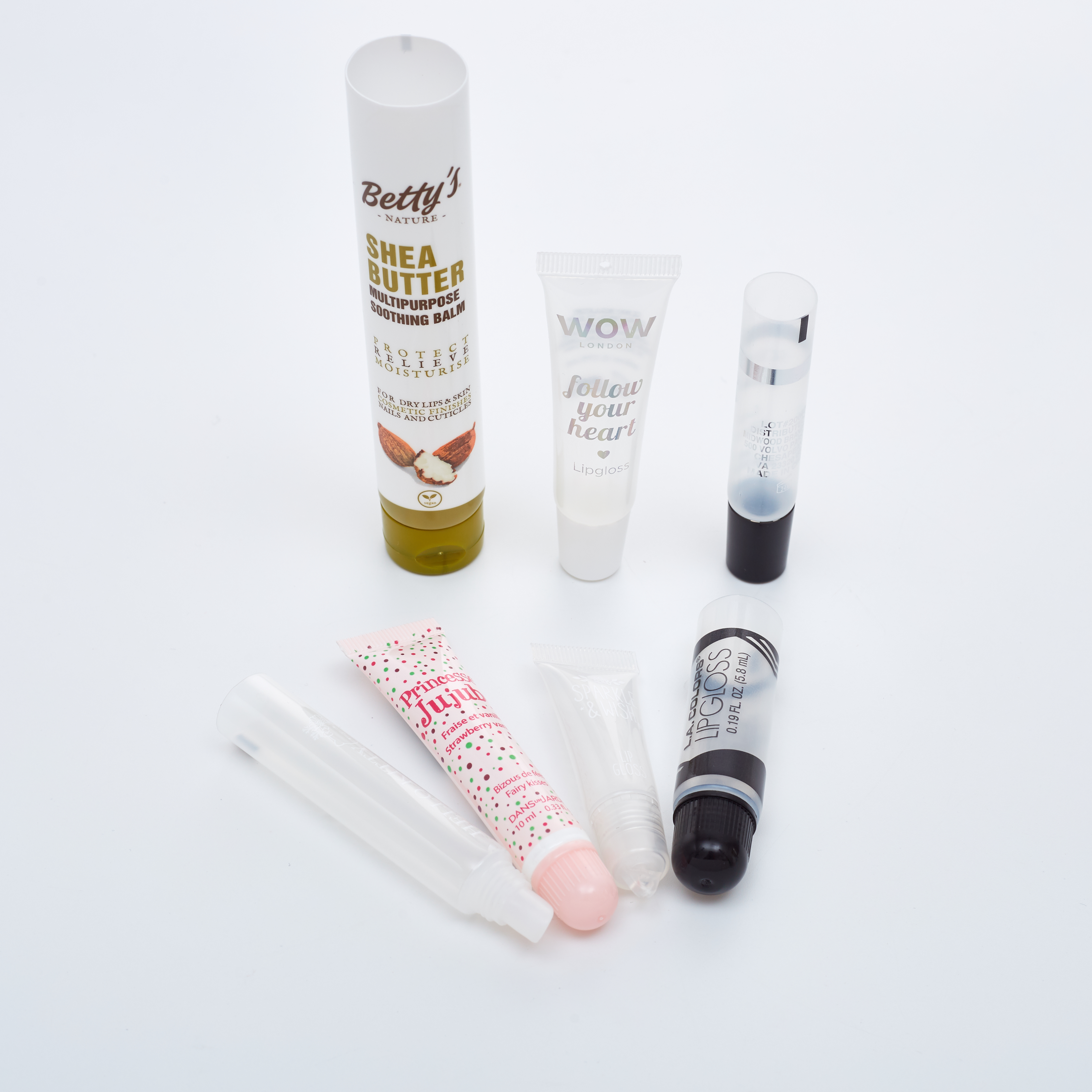5ml 8ml 10ml PE Plastic Lip Gloss Soft Squeeze Tube