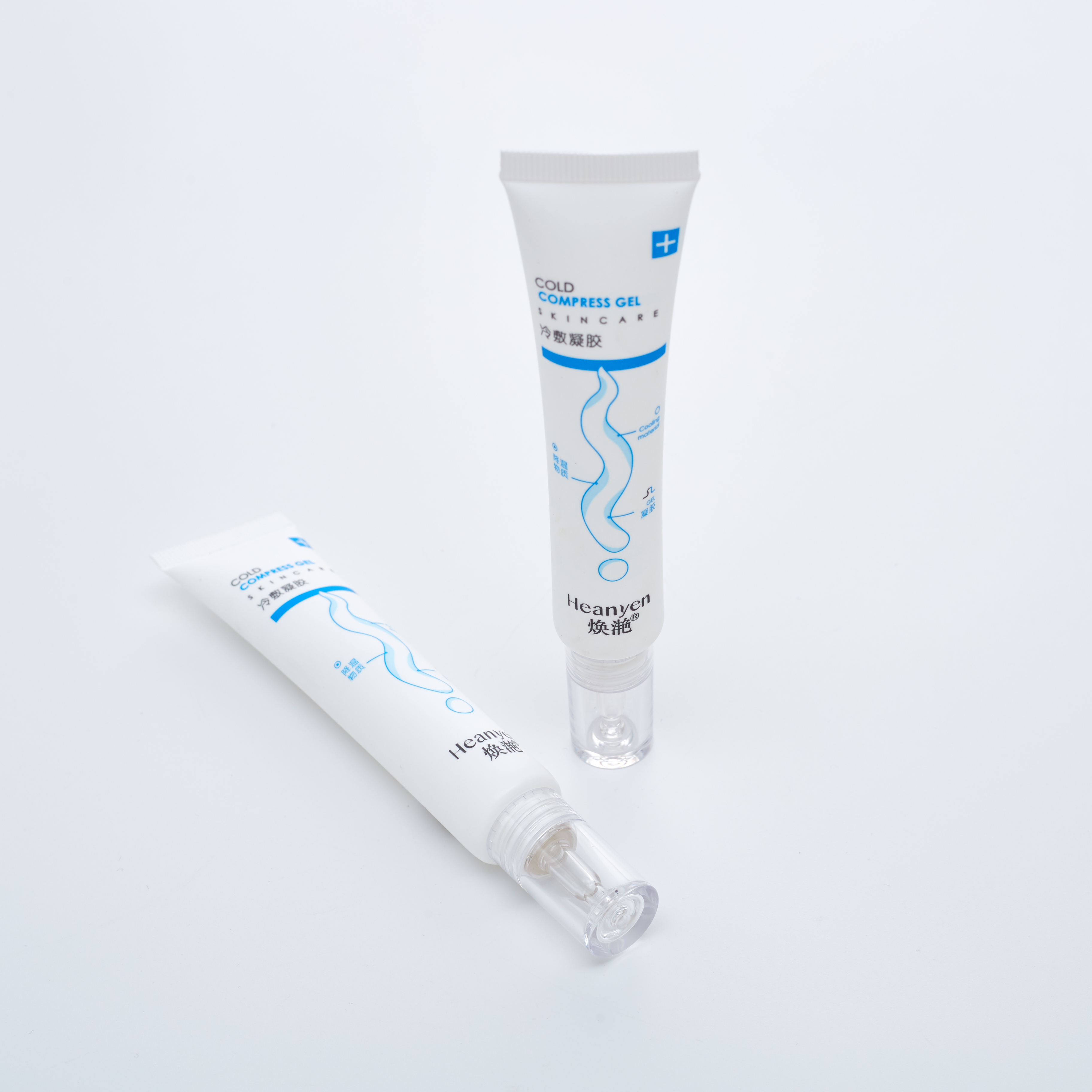 PE Plastic Dropper Top Cosmetic Serum Gel Empty Soft Tube
