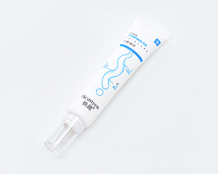 Cosmetic tube with pump 5ml plastic