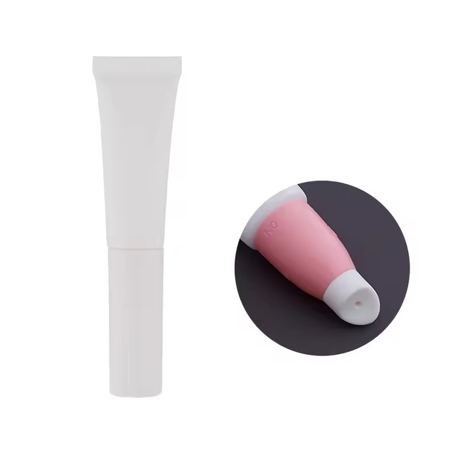 Wholesale Empty Soft Squeeze Lip Gloss Tubes Custom Logo with Silicone Applicator Ceramic Head