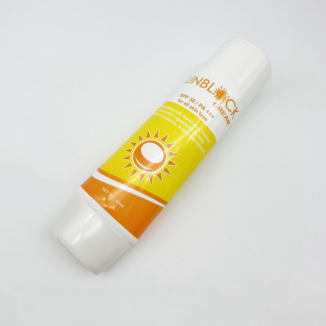 60ml Sunscreen Lotion Cream Tube Package Squeeze Cream Tube Sunscreen Soft Empty Sunscreen Tubes Packaging