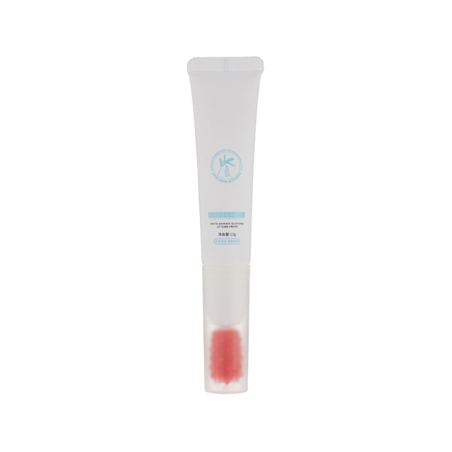 15ml White Color Empty Printing Custom Logo Makeup Squeeze Lip Gloss Tube with Soft Silicone Applicator