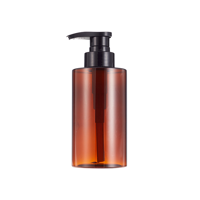 PET Cosmetic Round Bottle with Lotion Pump