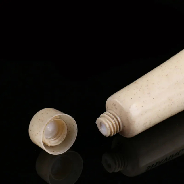 China Manufacturers Factory Biodegradable Wheat Straw Cosmetic Tube Eco-Friendly Cosmetic Packaging