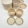 Sustainable Eco Friendly Biodegradable Cream Cosmetic Shampoo Face Cream Lotion Sunscreen Cream Natural Wheat Straw Jar
