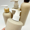100ml 150ml 200ml 250ml Recyclable Lotion Shampoo Bottle Degradable Biodegrade Material Wheat Straw Pump Head Bottle