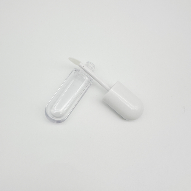 4ml Transparent AS Lip Glaze Empty Tube with Brush Lip Gloss Concealer Tube Bottle for Sale Cosmetic Packaging Material