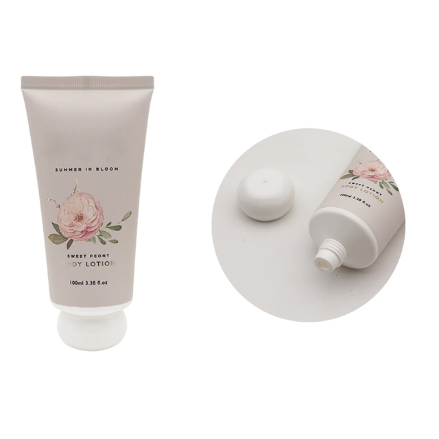 D40mm Skincare PE Cosmetic Packaging Tube Empty Body Lotion Plastic Tube with Screw on Cap
