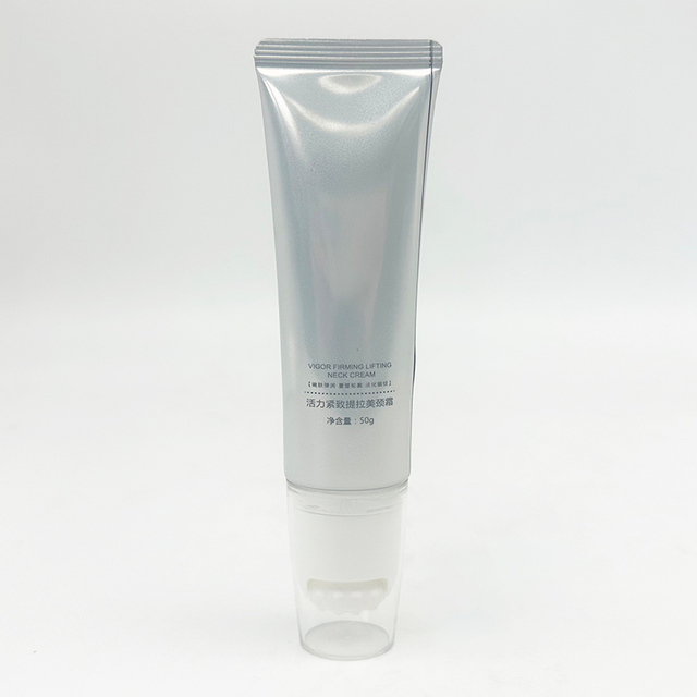  Oval Empty PE Skincare Lotion Body Care Squeeze Plastic Cosmetic Tube Neck Cream Tube with Roller Massage