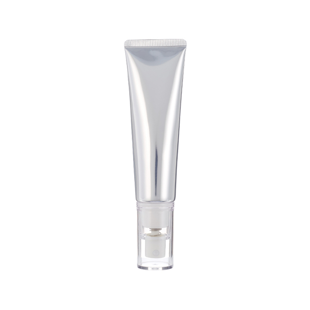 High Quality Empty Round 50ml 100ml Airless Spray Pump ABL Squeeze Makeup Cosmetic Packaging Tubes