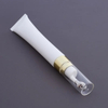 Custom D19 PE Soft Tube 10-25ml Plastic Eye Cream Tube Zinc Alloy Metal Applicator for Skin Care Includes Massage Feature