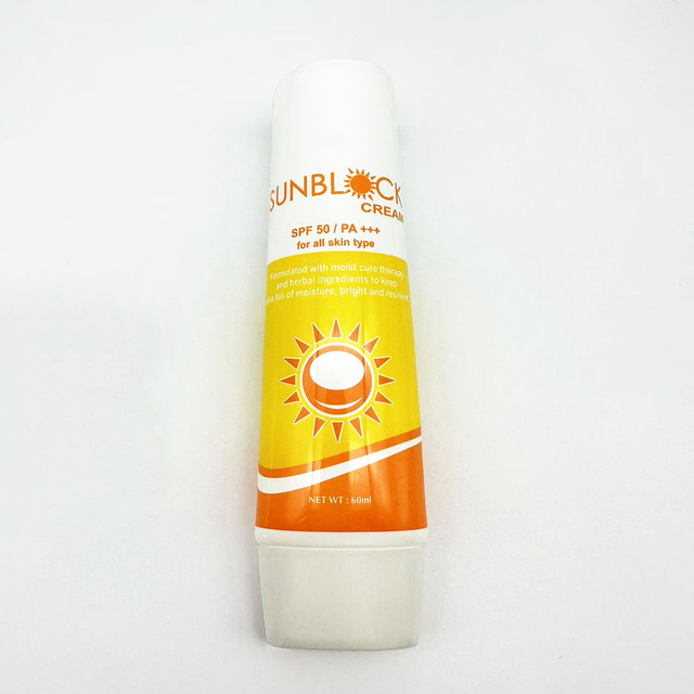 60ml Sunscreen Lotion Cream Tube Package Squeeze Cream Tube Sunscreen Soft Empty Sunscreen Tubes Packaging