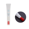 15ml White Color Empty Printing Custom Logo Makeup Squeeze Lip Gloss Tube with Soft Silicone Applicator