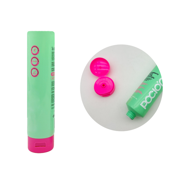 250ml PE Squeeze Plastic Cosmetic Tube Packaging Body Lotion Facial Cleanser Hand Cream Cosmetic Tube with Flip Top Cap