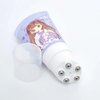 Hand Cream Plastic Cosmetic Massage 50ml Plastic Soft Lotion Tube With 5 Metal Stainless Steel Roller Ball