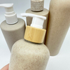 100ml 150ml 200ml 250ml Recyclable Lotion Shampoo Bottle Degradable Biodegrade Material Wheat Straw Pump Head Bottle