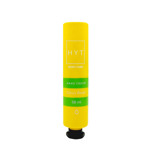 Empty Packaging Open Tail Round Shape Squeeze Soft Plastic Hand Cream Tube with Octagonal Screw Cap
