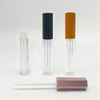 4ml Luxury Unique Empty ABS Plastic Exagon Shape Liquid Lipstick Cosmetic Packaging Lip Gloss Container Wand Tubes With Brush
