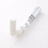 White PE Soft Plastic Cosmetic Packaging Tube Lip Gloss Tubes with Massage Silicone Brush Applicator