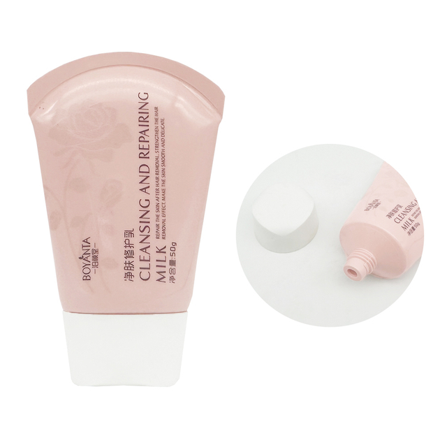 50g Special Shape Screw Cap Flexible Squeeze Empty Facial Cleanser Lotion Cream Soft Tube Packaging Body Cream Tube