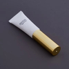 Gloss Gold Plating White Squeeze Soft Tube Packaging Eye Cream Massage Tube with Silicone Head