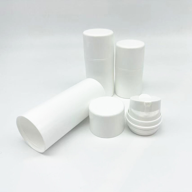 30ml 50ml 100ml Airless Vacuum Pump Lotion Bottles Cosmetic Packaging White Airless Bottle For Pump Cream