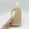 1.5L Eco Friendly Shampoo Biodegradable Recycling Wheat Straw Plastic Bottle Liquid Packaging Empty Laundry Detergent Bottle