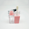 5ml Pink White Black Empty Custom Colored Lip Gloss Tube Container Square Lip Gloss Tubes With Wand