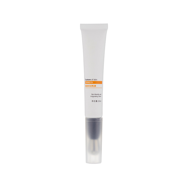 High Quality 10-30ml Empty Skincare Plastic Face Cream Eye Cream Pe Tube with Massage Metal Applicator