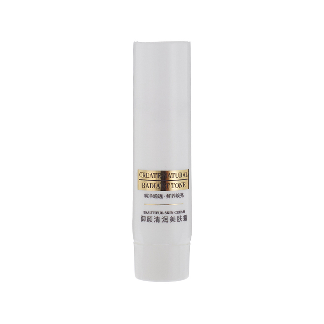Cosmetic Plastic Tube Hand Cream Body Lotion Face Wash Soft Glossy White Cosmetic Screw Cap Squeeze Tubes