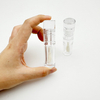 Clear PET Lipgloss Tube Containers with Thick Wand 5.5ml Plastic Tube for Lip Balm