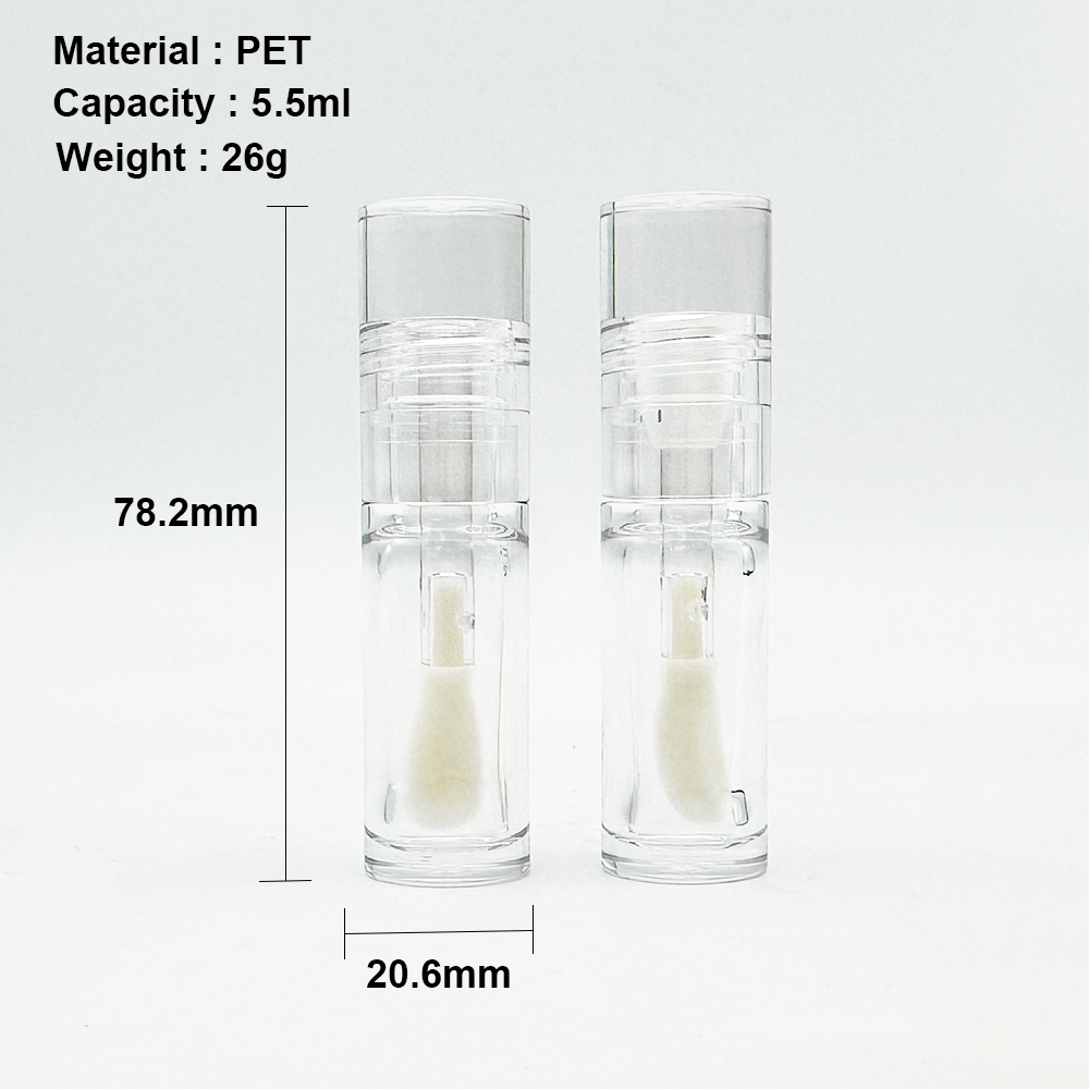 5.5ml clear lipgloss tube