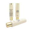 Customized Packaging Body Lotion Facial Cleanser Cosmetic Tube Luxury Hand Cream Tubes with Electroplated Screw Cap