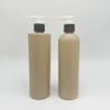 350ml 400ml durable biodegradable empty recyclable wheat straw skincare cosmetic packaging lotion plastic shampoo bottle