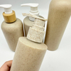 100ml 150ml 200ml 250ml Recyclable Lotion Shampoo Bottle Degradable Biodegrade Material Wheat Straw Pump Head Bottle