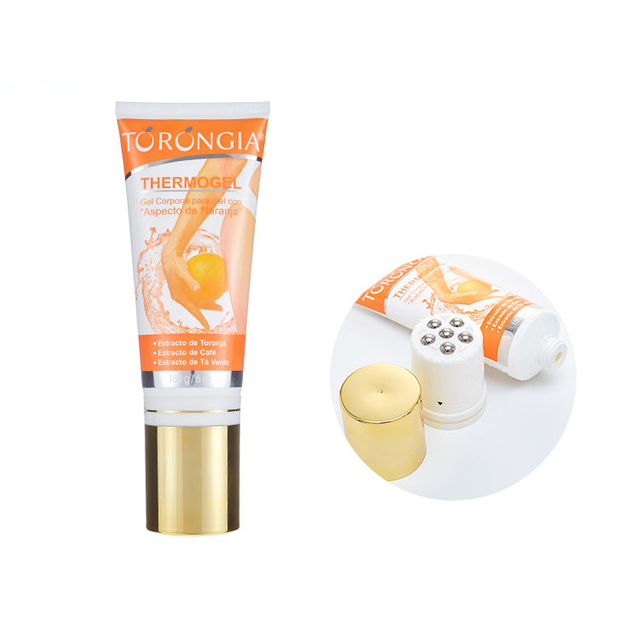 Luxury Design Empty Tube Plastic Soft Body Massage Cream Tube Custom logo Empty Plastic Tube with Five Roller Balls