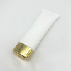 Sustainable Cosmetic Makeup Plastic Packaging Container Tube White Bb Cream Body Lotion Cosmetic Tube with Electroplate Cap
