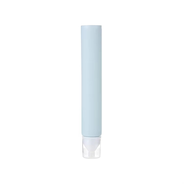 Blue Cosmetic Packaging Tube Makeup Lip Gloss Pen Empty Concealer Pen Tube with Silicone Head