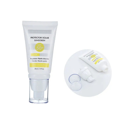Custom Packaging Airless Pump TubeSkincare And Cosmetic Formulas Sunscreen Lotion BB Cream Tube with Airless Pump 50ml