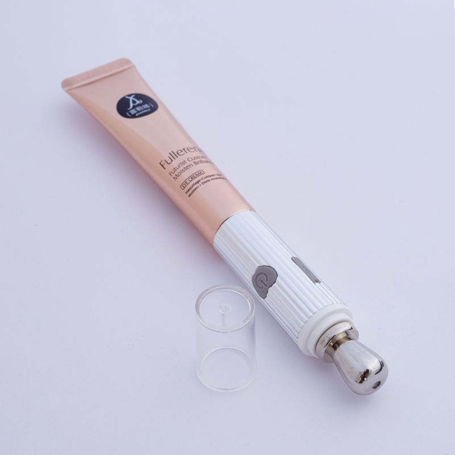 Empty Cosmetic Packaging Container Squeeze Soft Tubes Electric Vibrating Metal Massage Applicator Eye Cream Tube