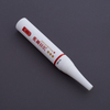 Wholesale D16mm 10ml Small Capacity Cosmetic Plastic Tube Serum Or Ointment Gel White Plastic Tube with Long Nozzle 