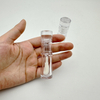Clear PET Lipgloss Tube Containers with Thick Wand 5.5ml Plastic Tube for Lip Balm