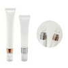 Custom Skincare Packaging Tube Squeeze Lip Gloss Eye Cream Tube Packaging with Silicone Massage Head Applicator